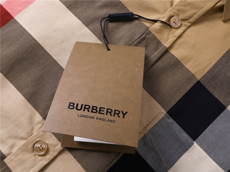 Brown Stripes Brbry Polo Shirt