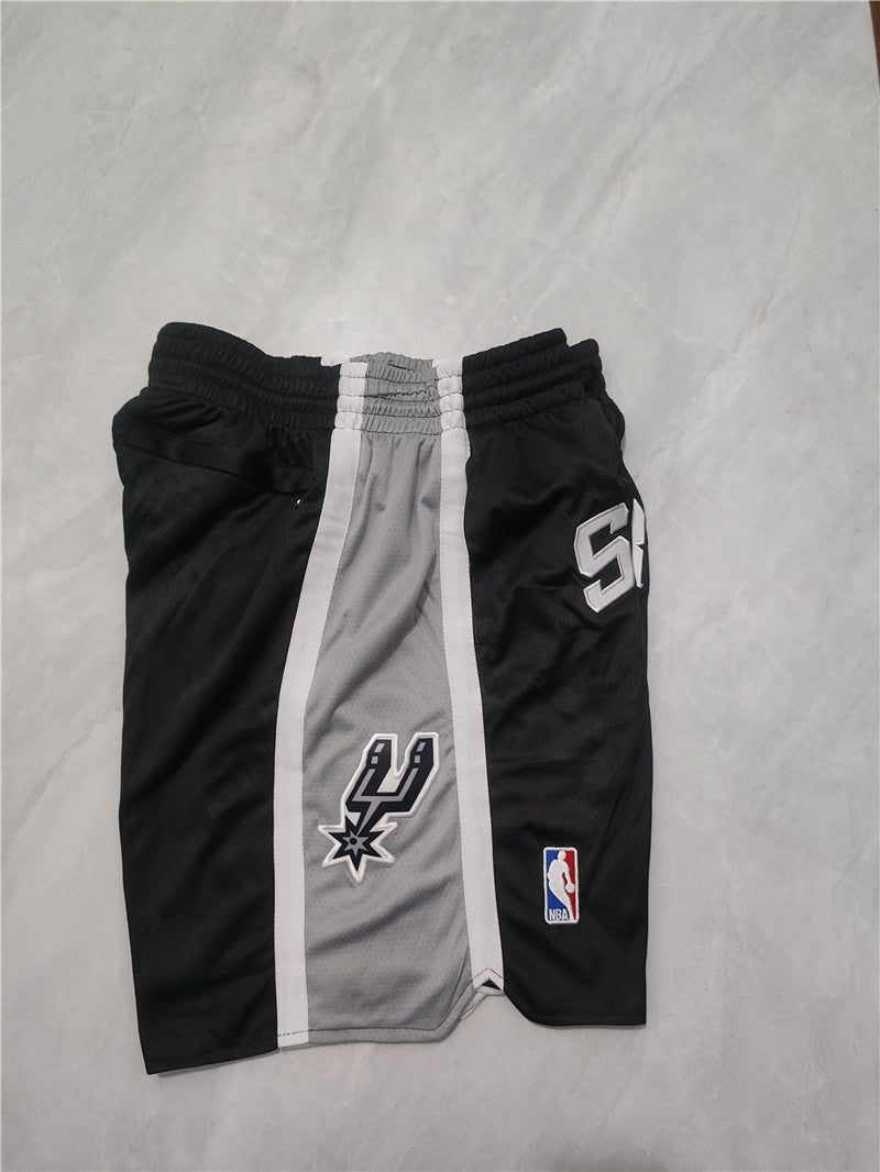 Black Spurs Sport Shorts