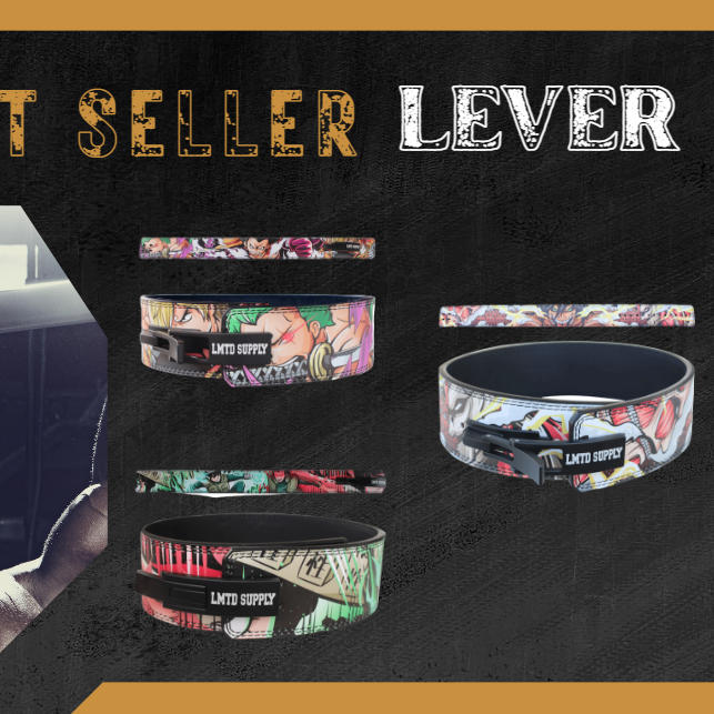 Elevate Your Lifting Game with Anime Lever Belts from Crown Limited Supply