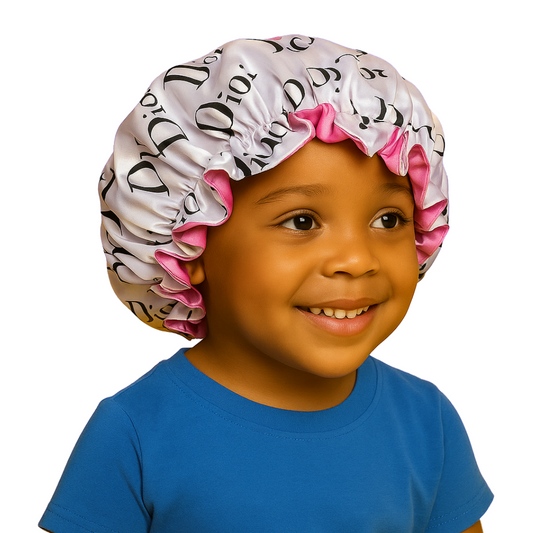 White Dio Bonnet for kids