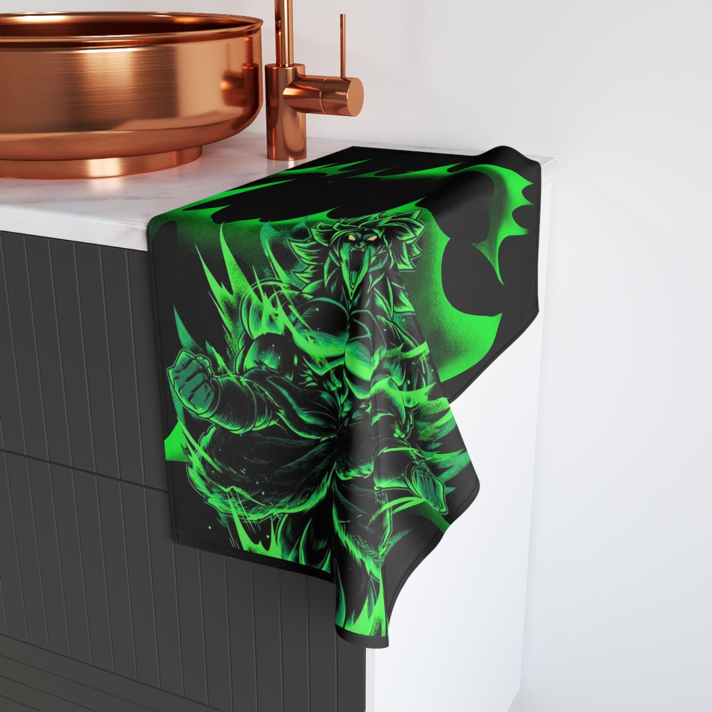 Green DBZ Hand Towel