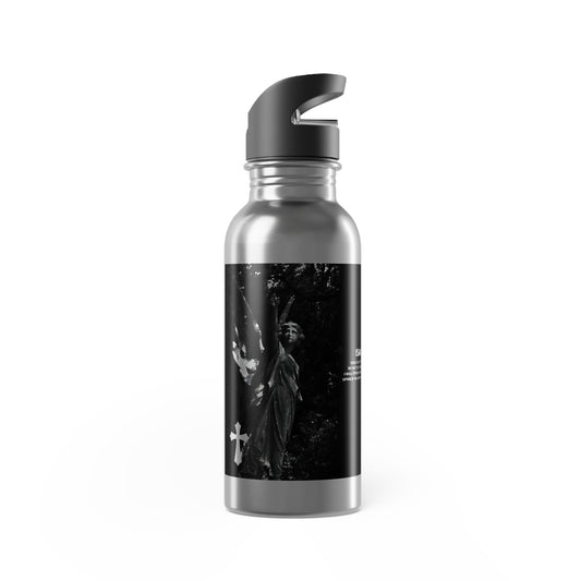 Christian 1 Stainless Steel Water Bottle With Straw, 20oz