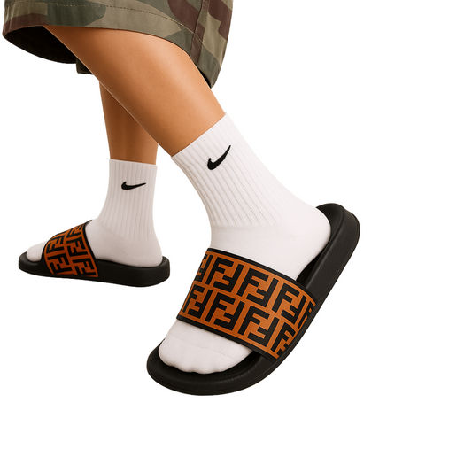 Black/ Brown FF Design Slides