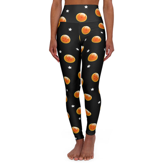 Orange Gok High Waisted Yoga Leggings