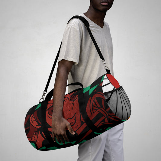 KNY Green Duffel Bag