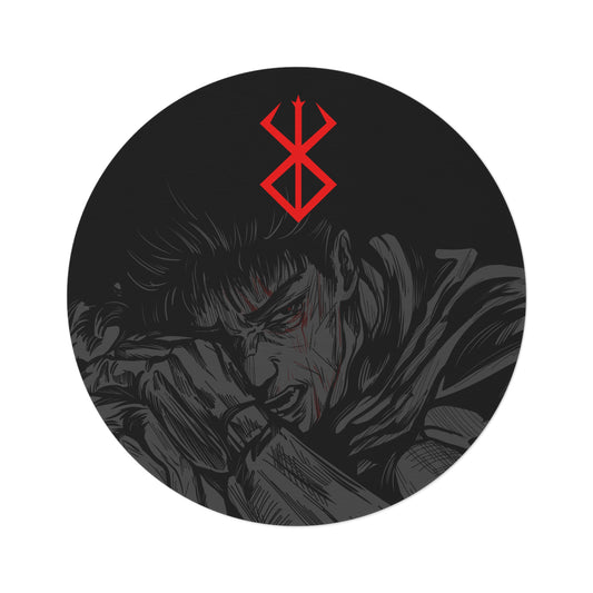 Berserk Armor 2 Round Rug