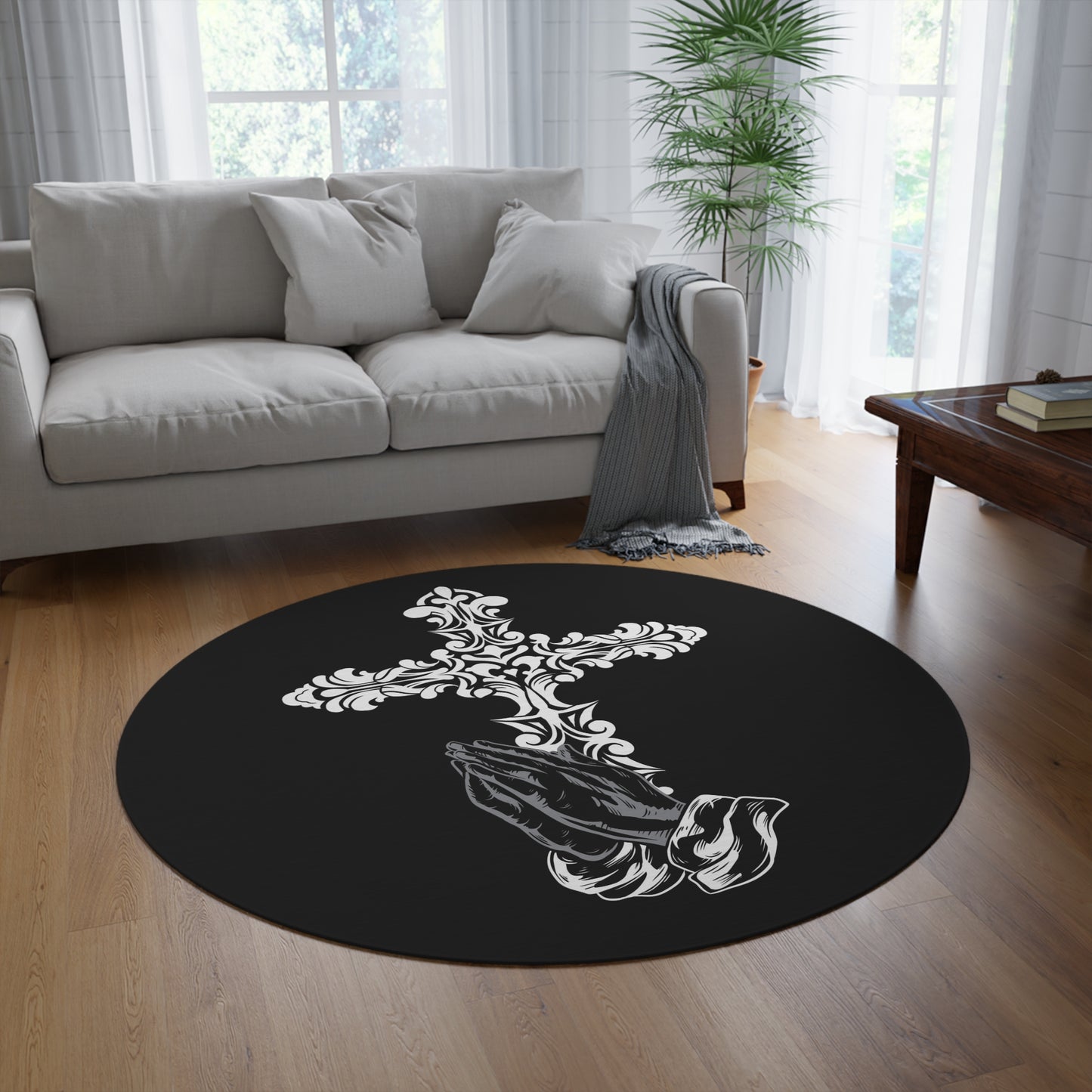 Christian Round Rug