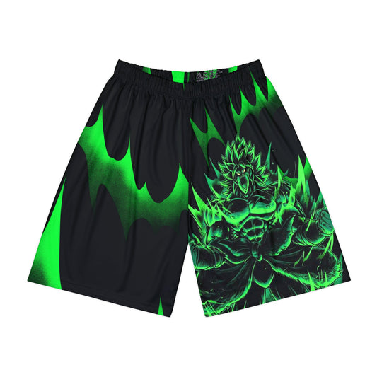 Green DBZ Men's Sport Shorts