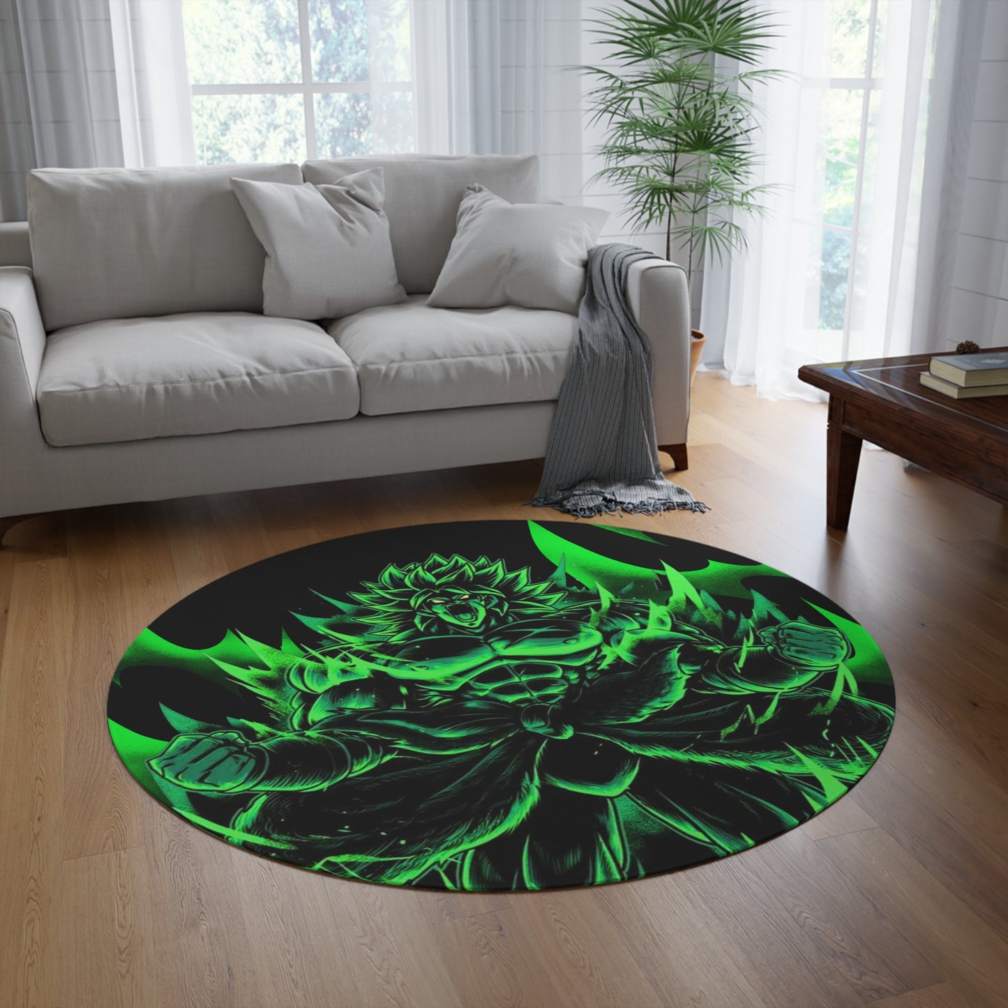 Green DBZ Round Rug