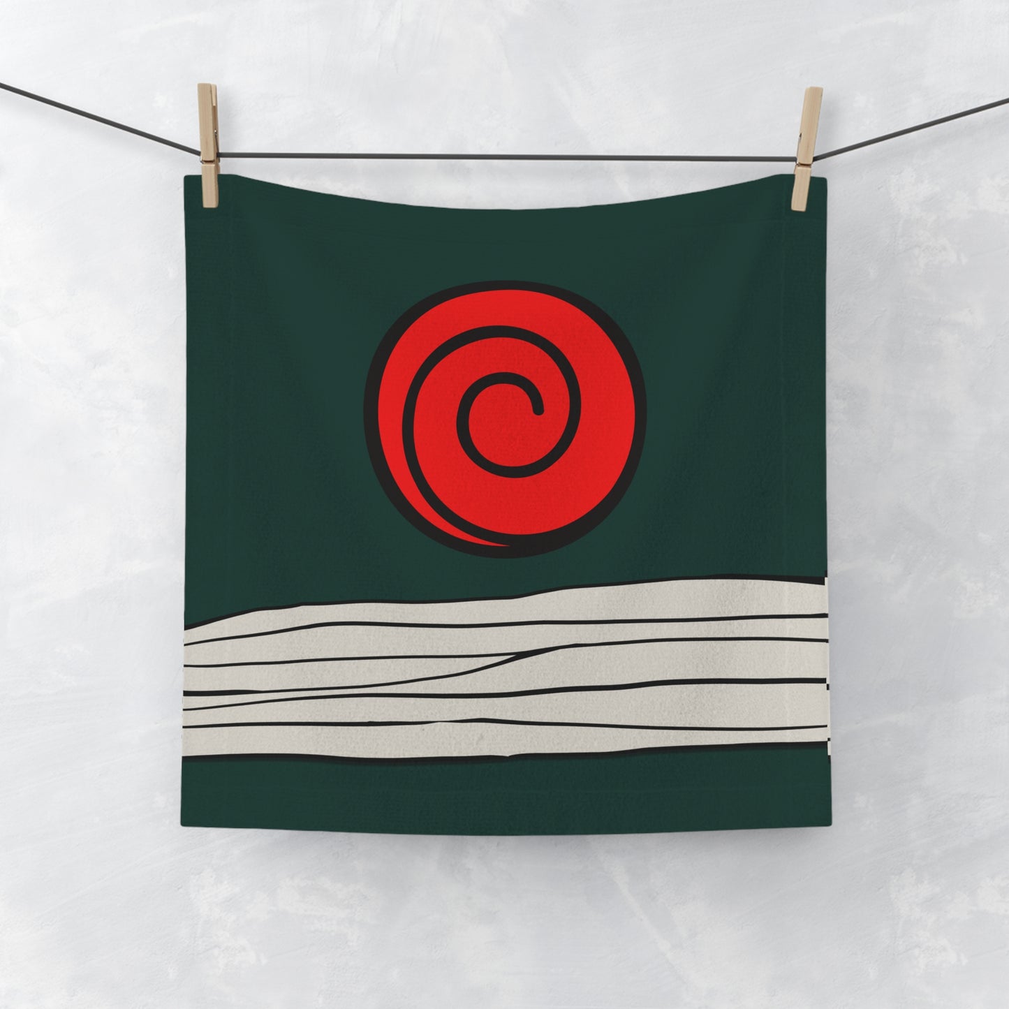 Orange Hokage Face Towel