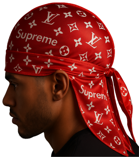RED LLV Design Silky Durag