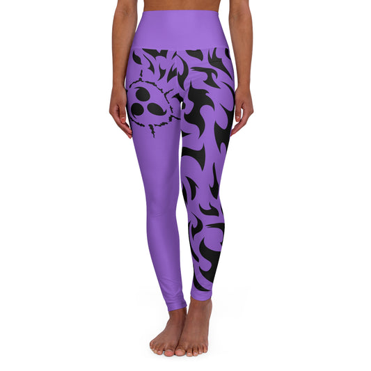 Purple Curse High Waisted Yoga Leggings