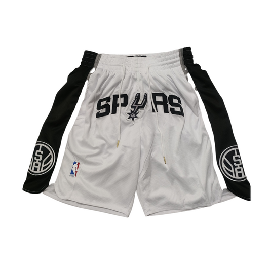 White Spurs Sport Shorts