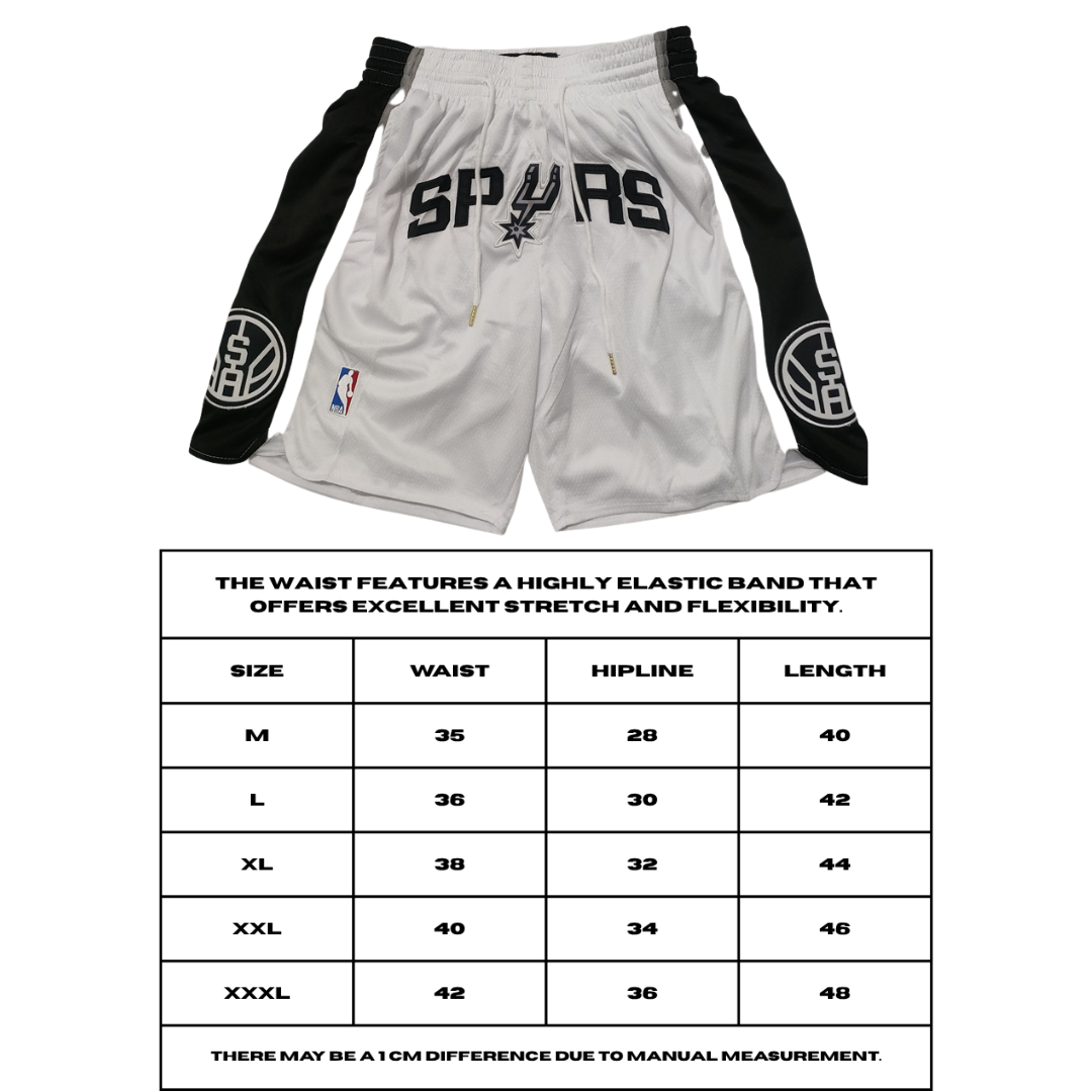 White Spurs Sport Shorts
