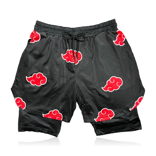 Akat Cloud Anime Mesh Shorts for Men and Women Crown Limited Supply