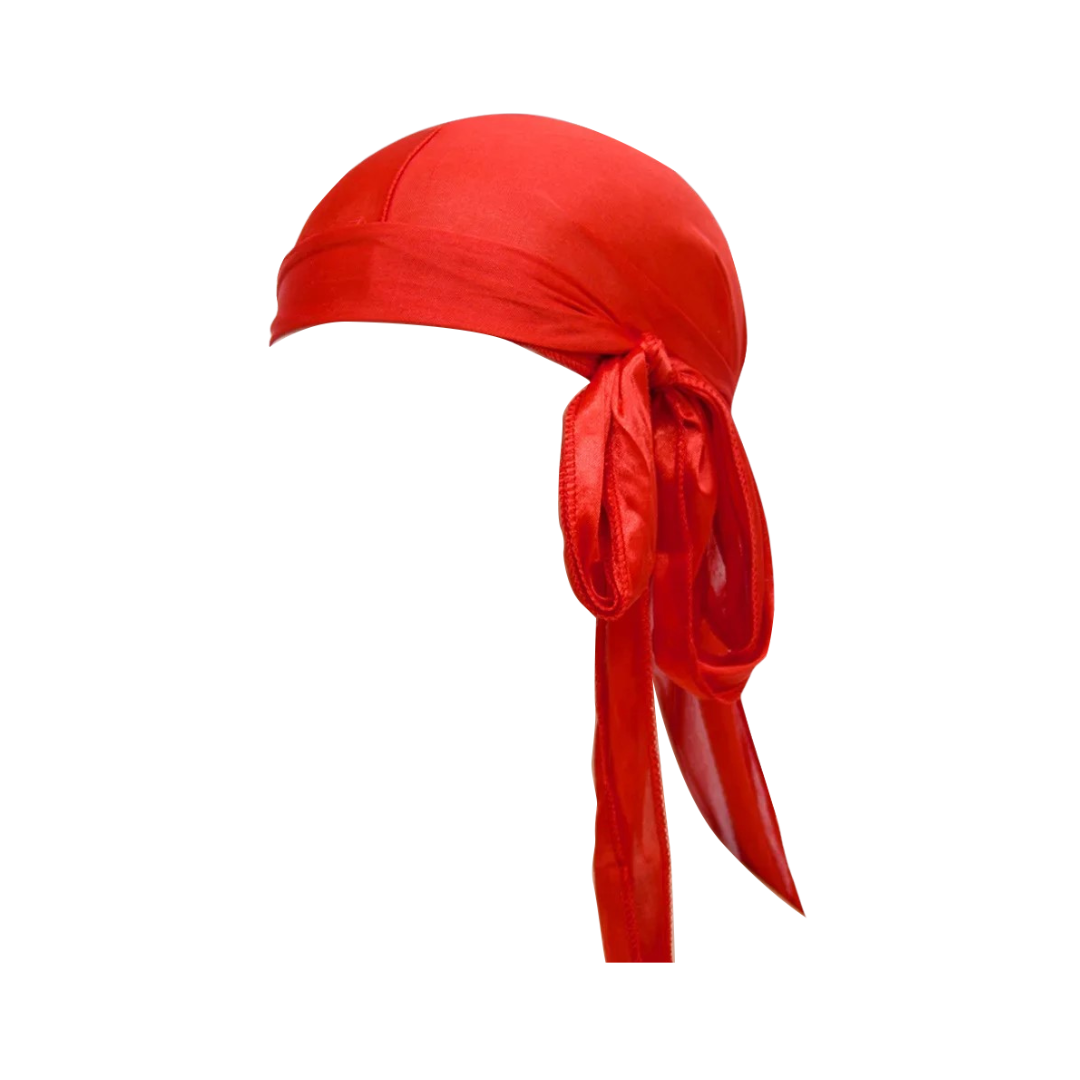 Pre Order Silky Durag with Long Tails - Color Satin