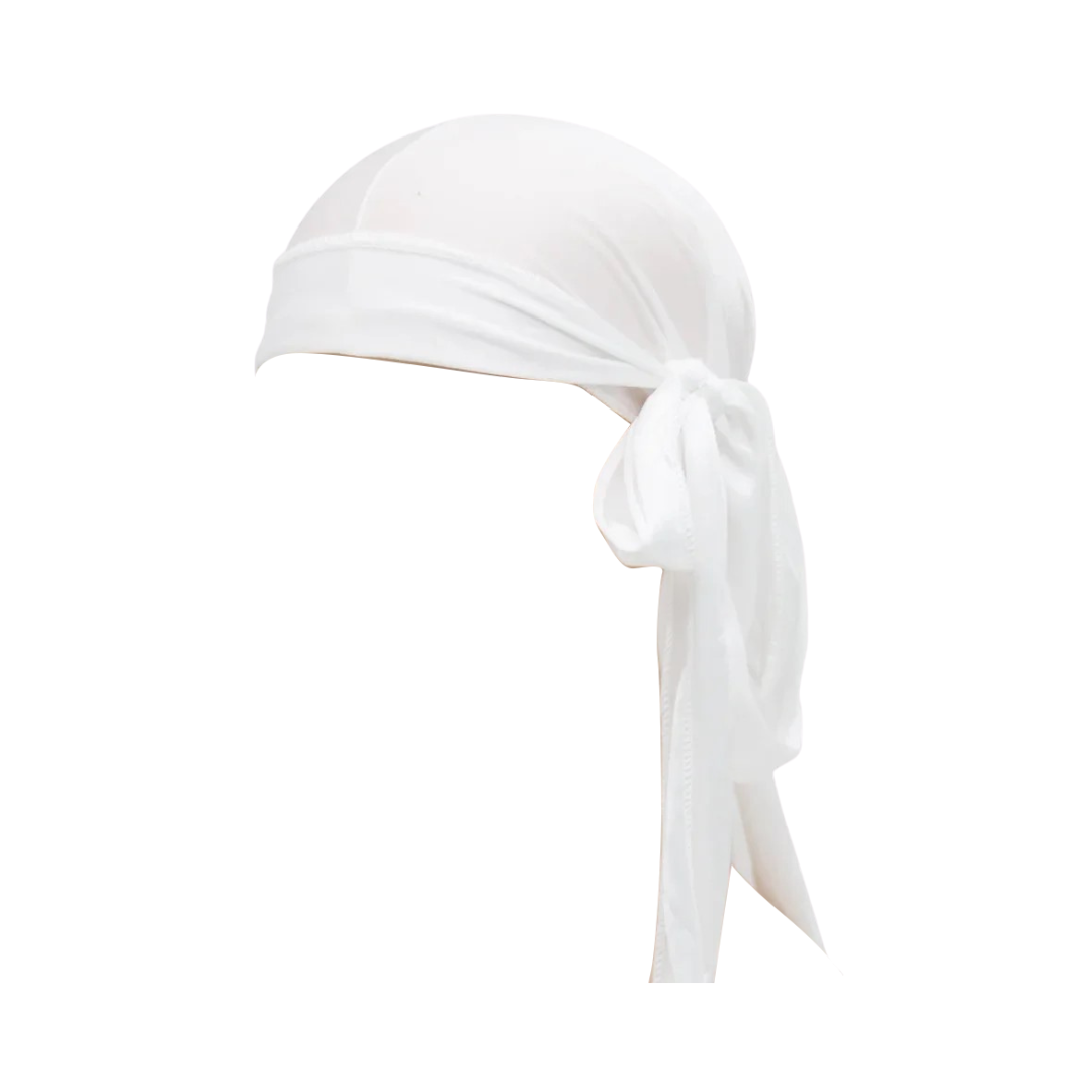 Pre Order Silky Durag with Long Tails - Color Satin