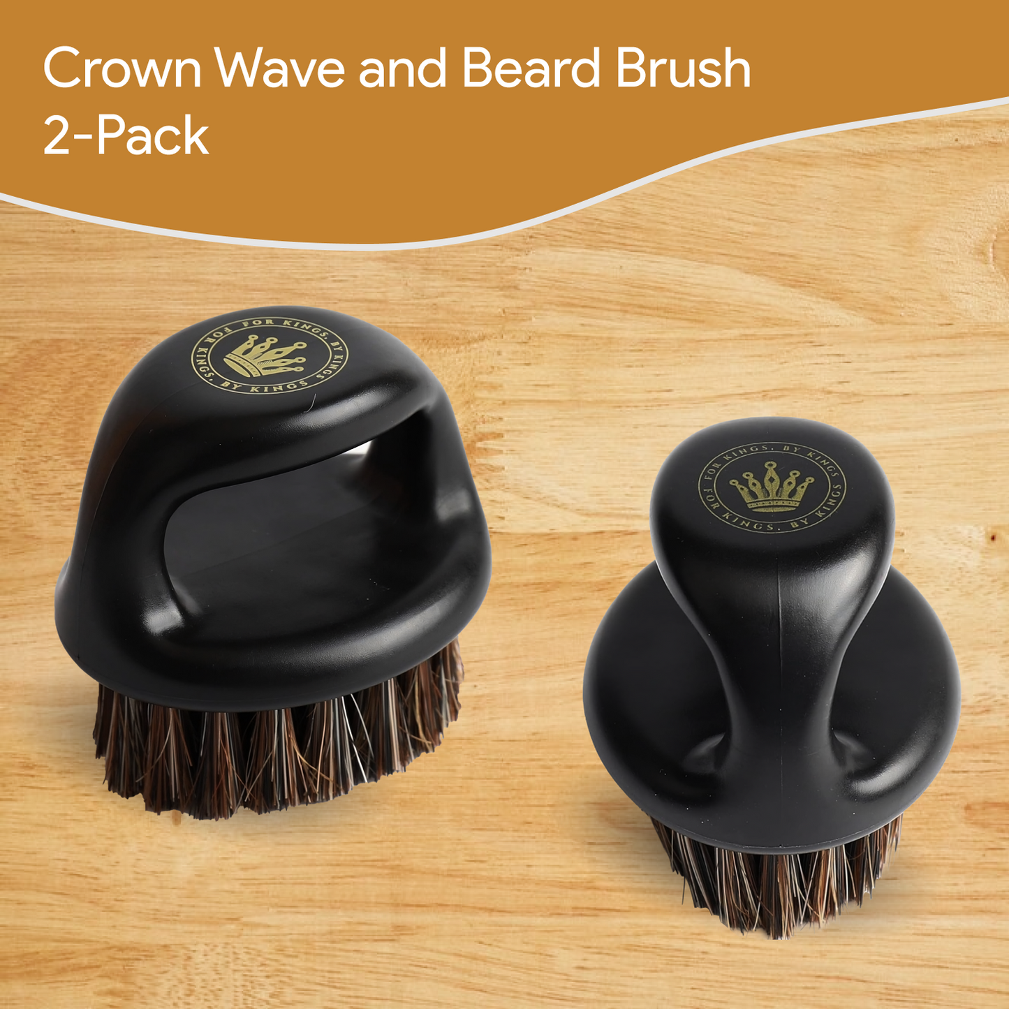 2-Pack Crown Hair Brush Wavers