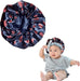 Baby Bonnet - Silky Red Cloud Anime Kid Bonnet With Elastic Soft Band, For Kids Crown Limited Supply