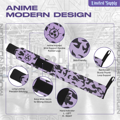 Purple Cursed Wrist Wrap Crown Limited Supply