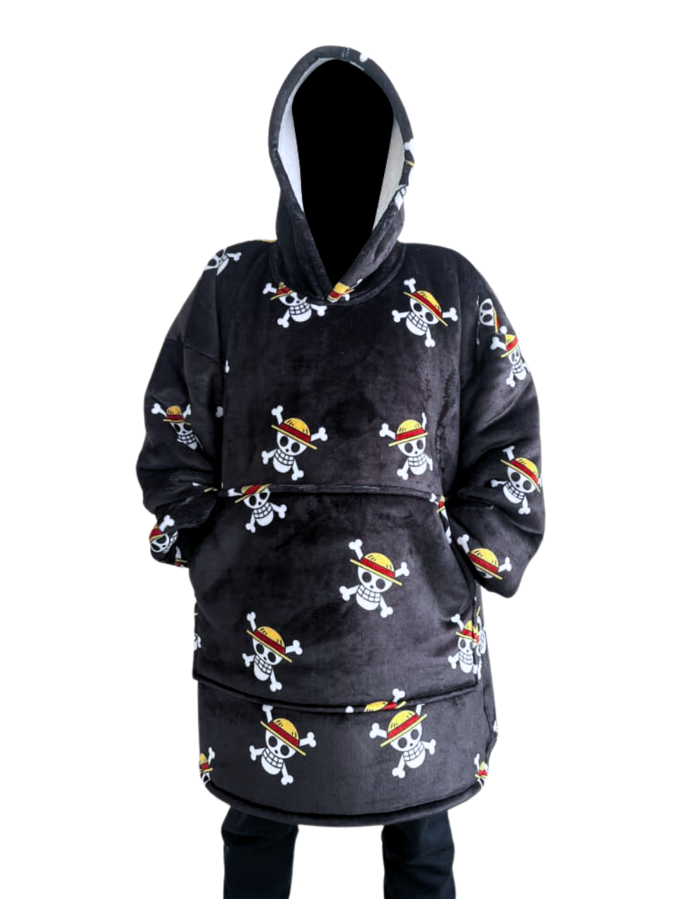 Anime Blanket Hoodie Multiple Designs C1