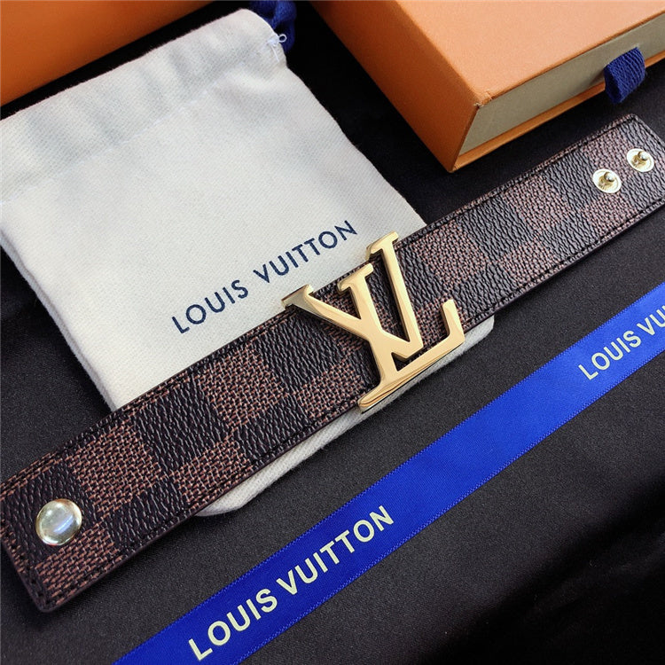 LLV Brown Checkered Bracelet