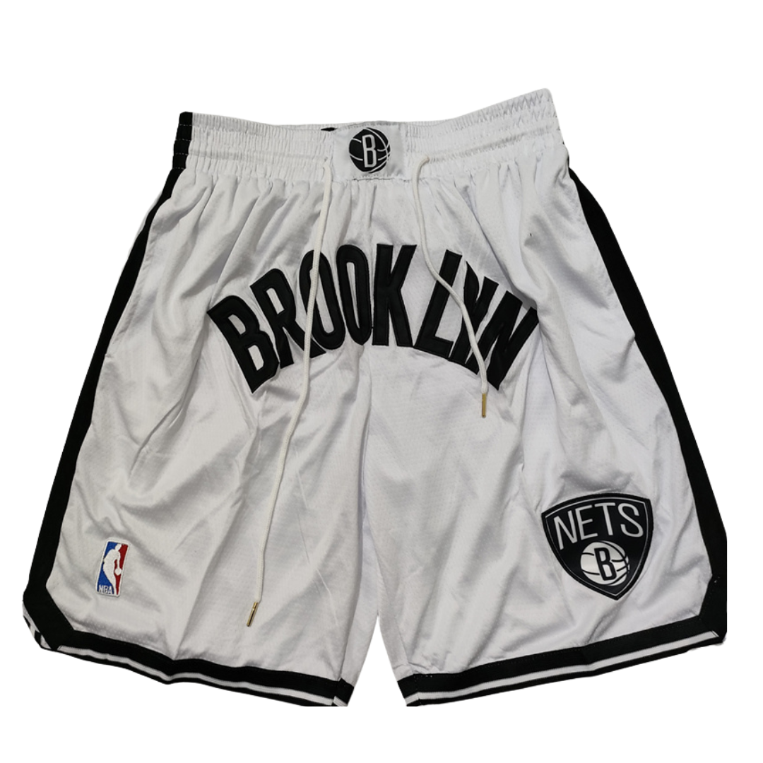 White Brooklyn Sport Shorts
