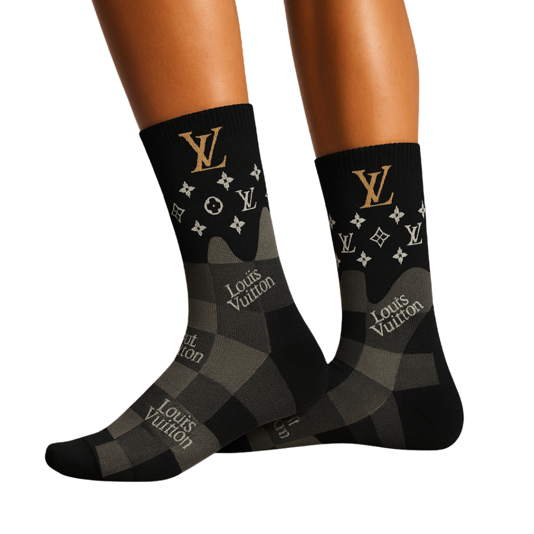 LLV Checkered 3 Pairs Set Designer Socks
