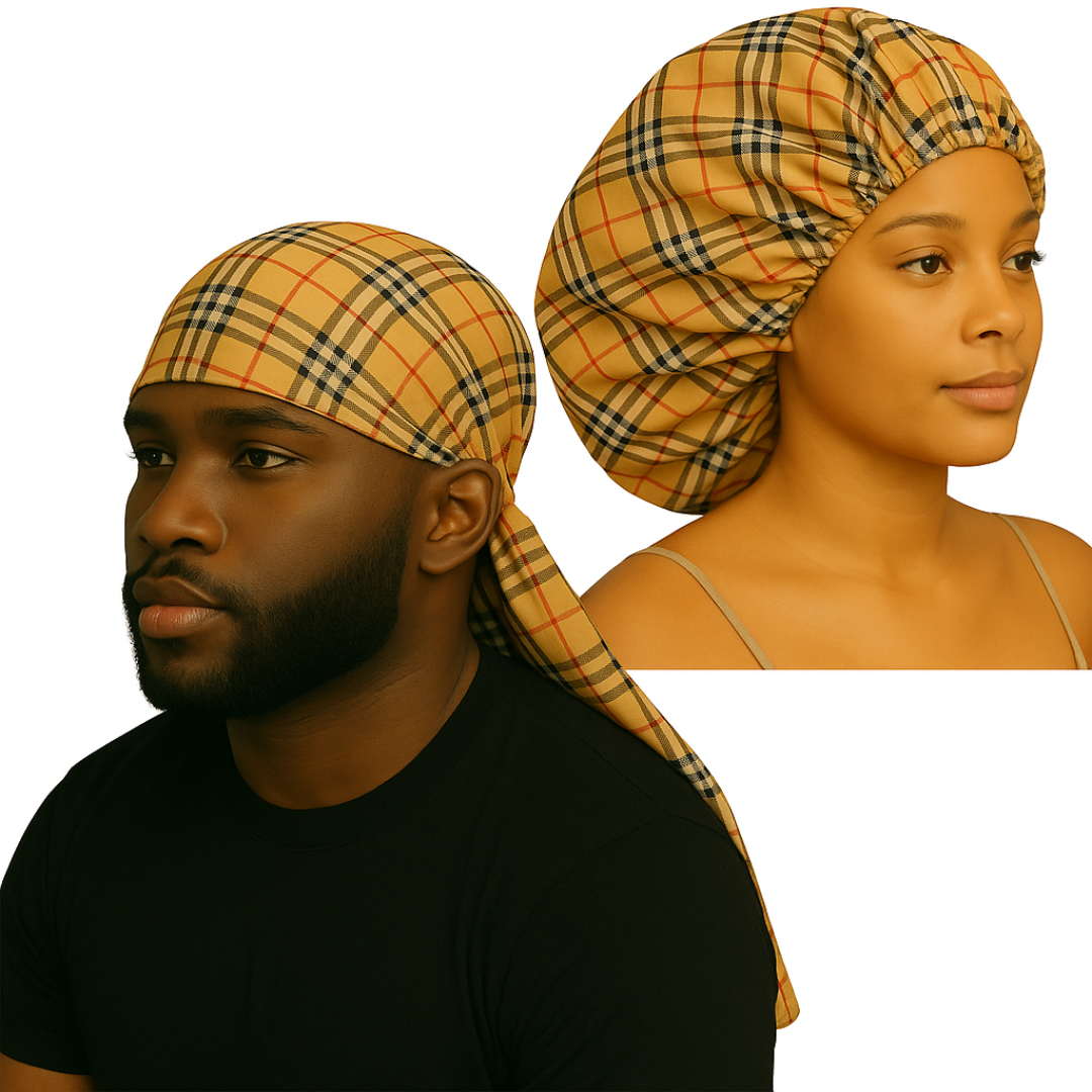 2PC Design Durag and Bonnet Bundle