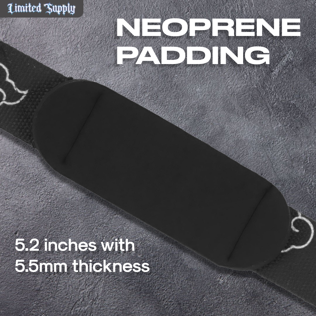 Black Cloud Lifting Wrist Straps