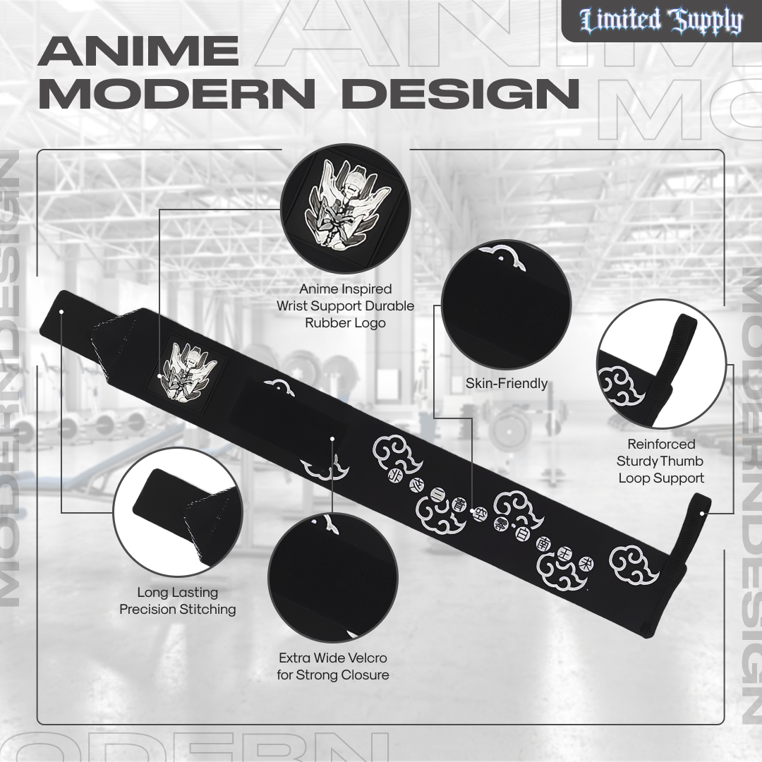 Limited Anime Wrist Wrap Gym Fitness Crown Limited Supply