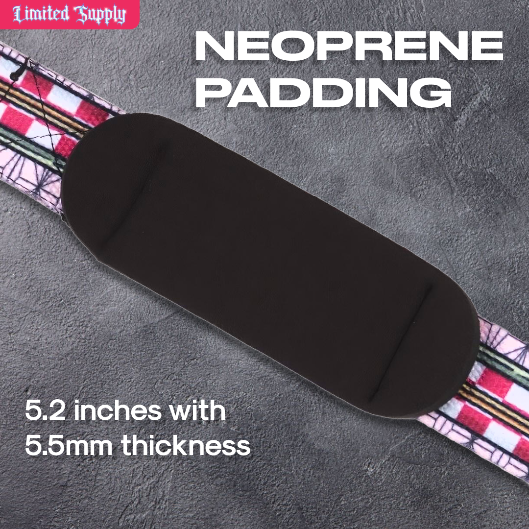 Pink Nezko Lifting Wrist Straps