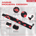 Anime Wrist Wraps 3 Pairs Bundle - 24" Lifting Straps for Men and Women Gym Accessories (Trinity B) Crown Limited Supply
