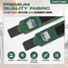 Anime Wrist Wraps Lifting Straps 24" for Men and Women - 1 Pair Each Green Titan Crown Limited Supply