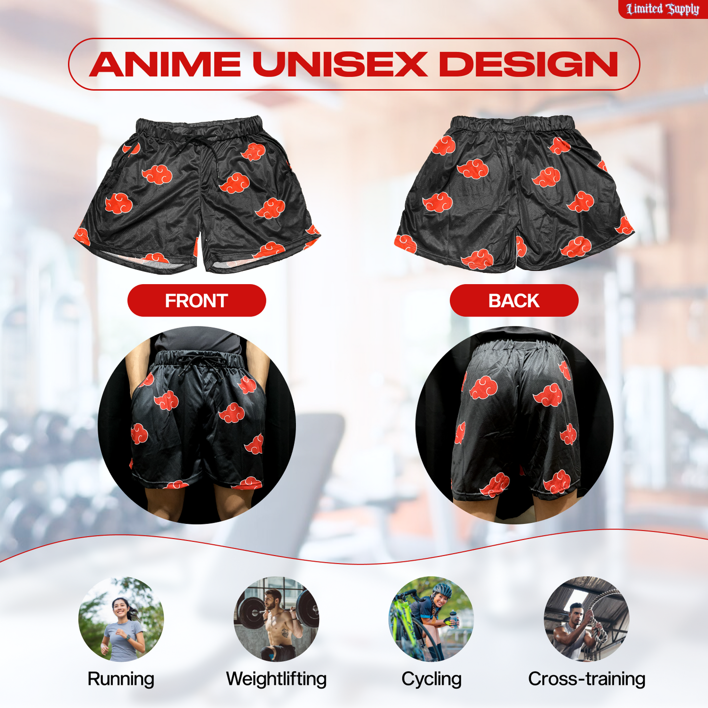 Anime Mesh Shorts C1