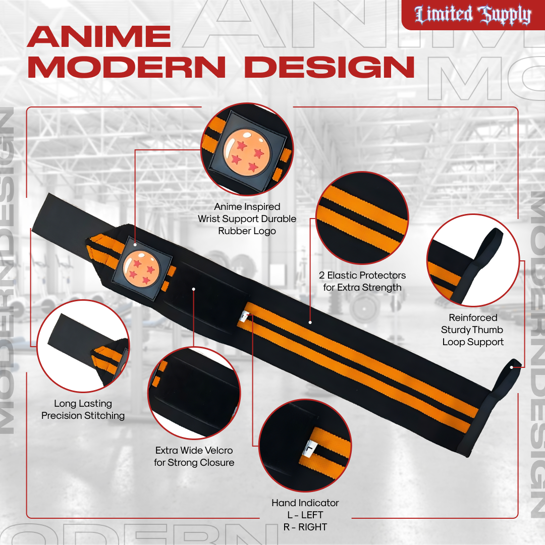 Anime Wrist Wraps Bundle - Trio Crown Limited Supply