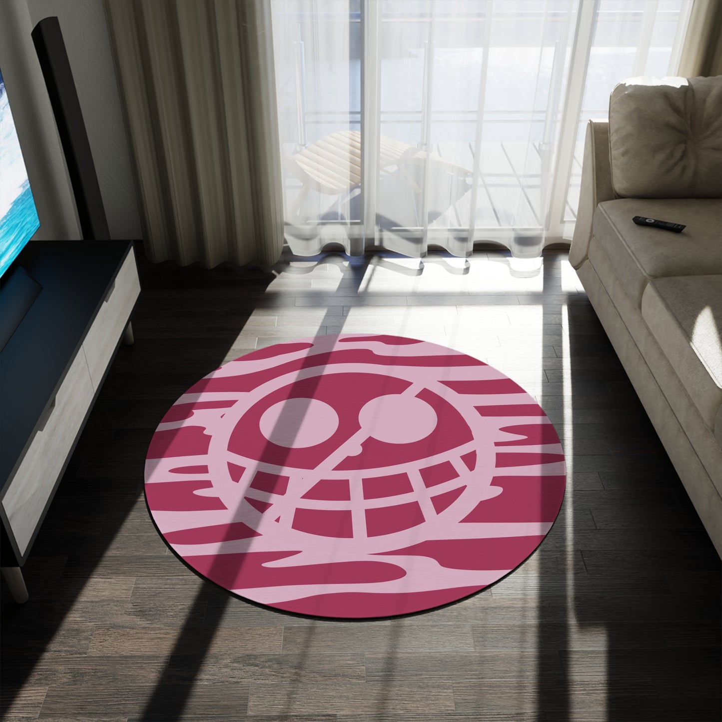 OP Flamingo Round Rug