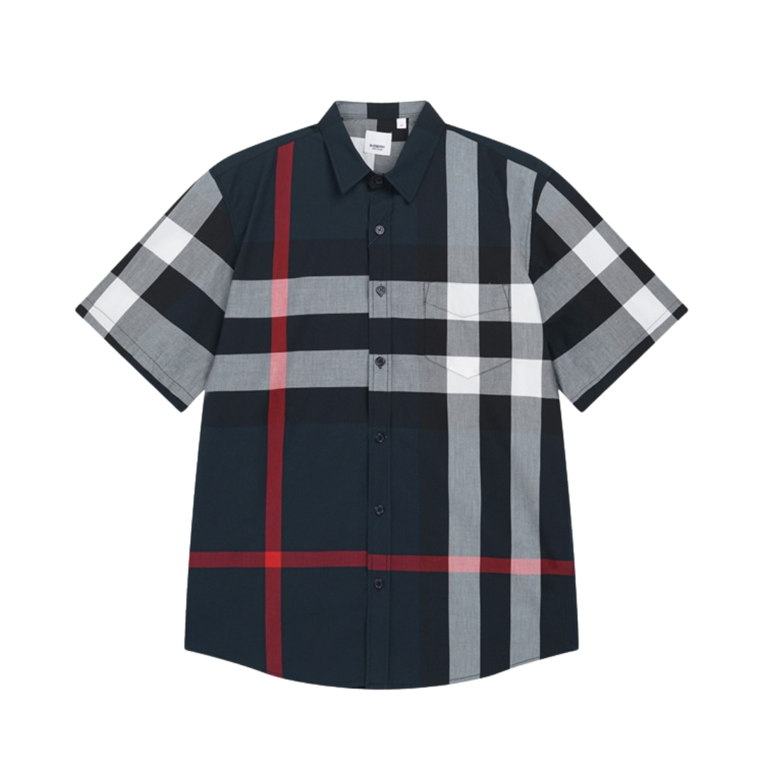 Black Stripes Brbry Polo Shirt