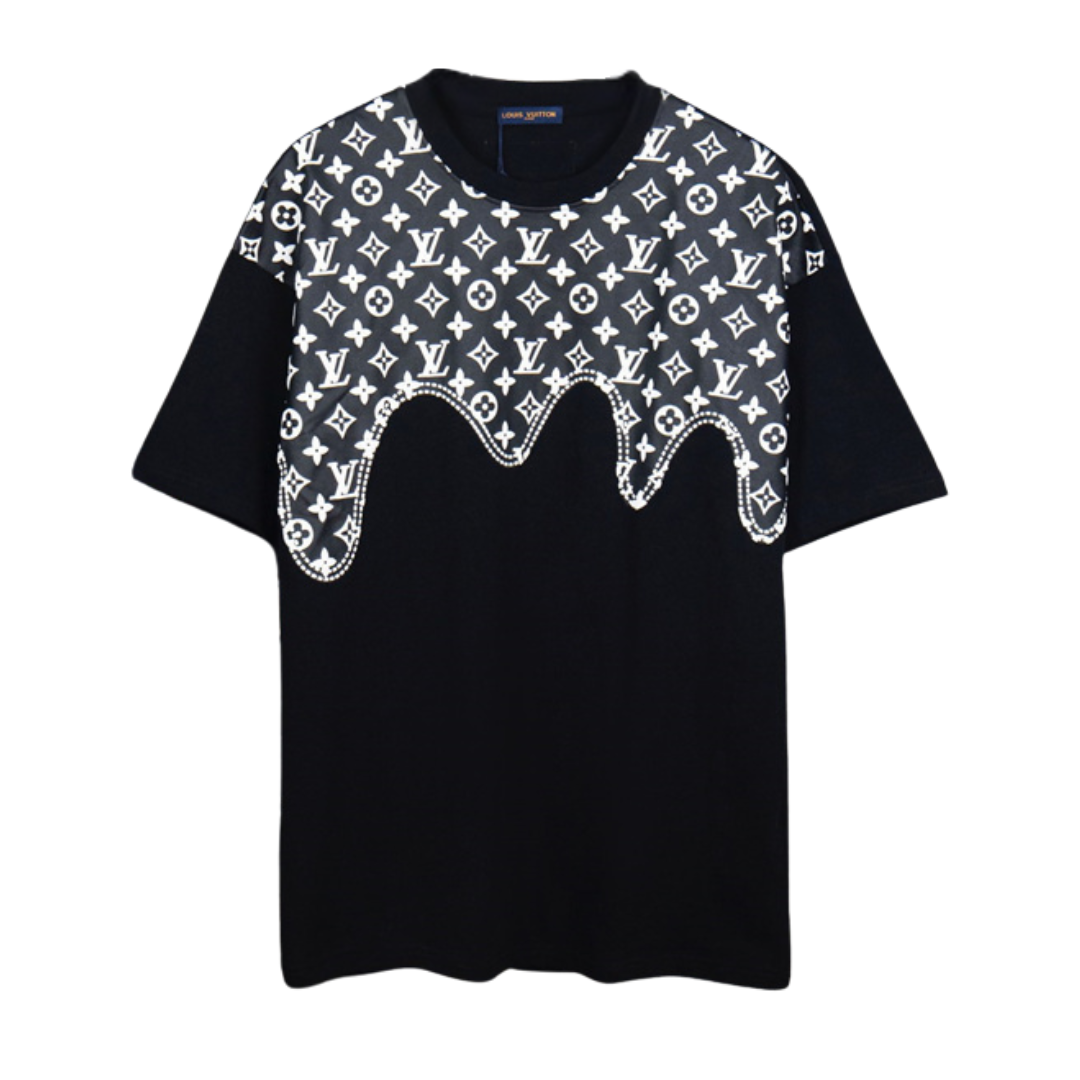 Black LLV with Pattern Design Shirt