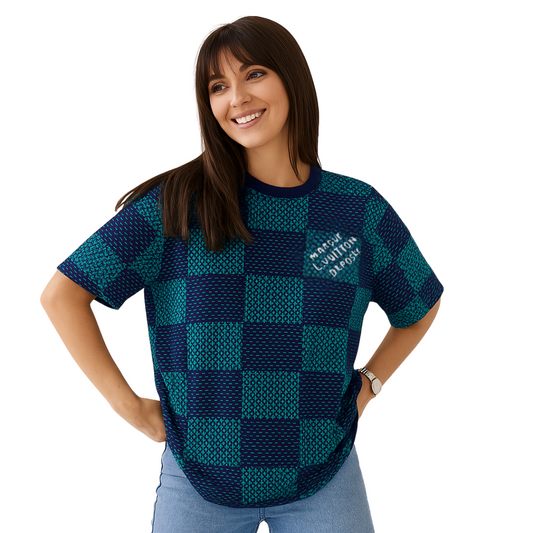 Blue/Green Checkered Shirt