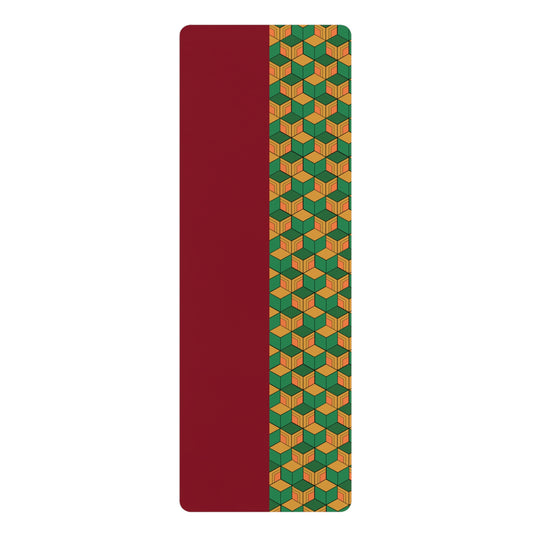 Black Tmk Rubber Yoga Mat