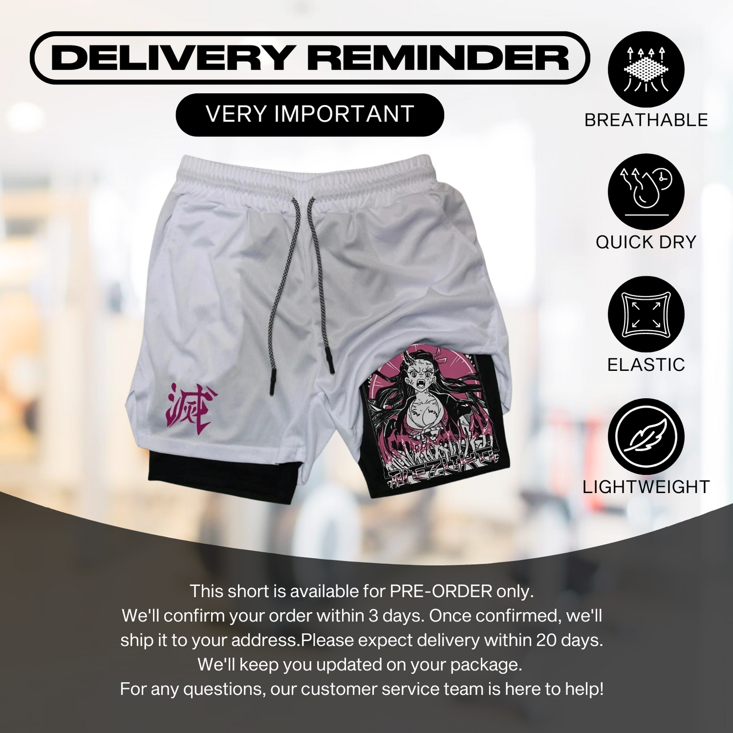 Pre-Order Anime Shorts Multiple Designs C6