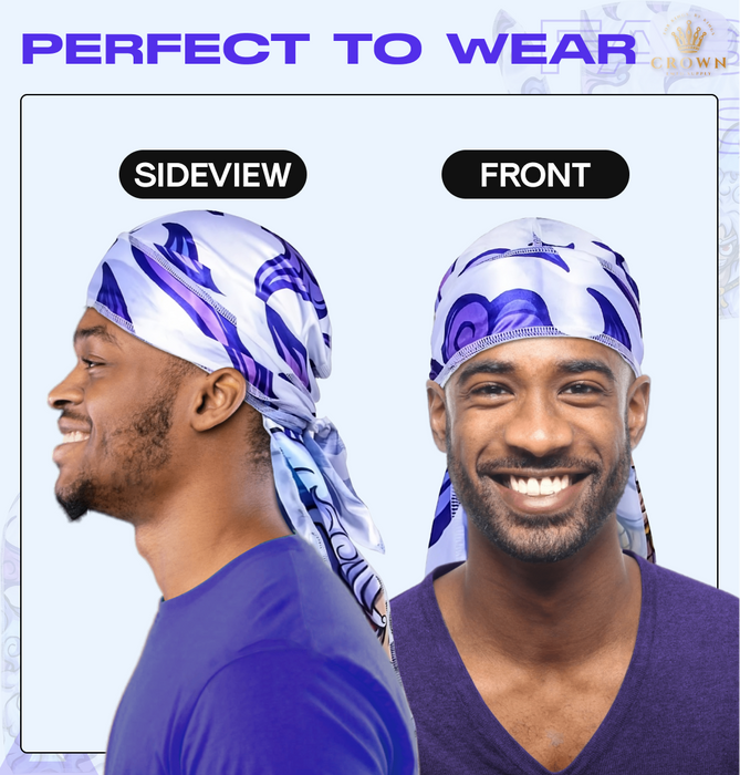 Copy of Black Panther Anime Durag Crown Limited Supply