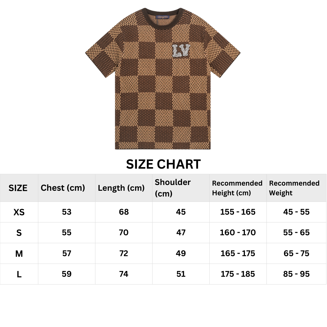 Brown LLV Checkered Shirt