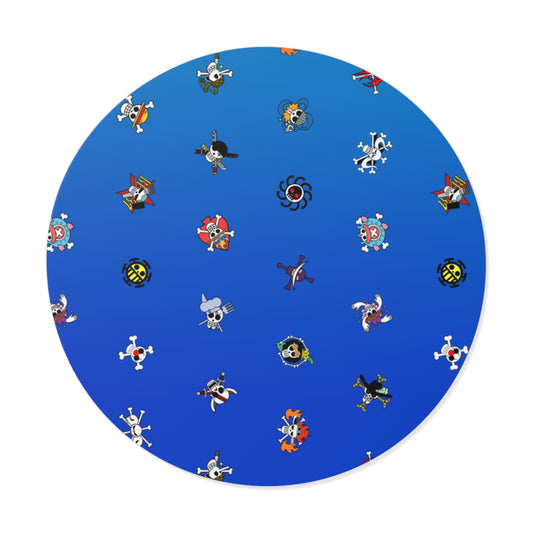 Jolly Rogers Round Vinyl Stickers