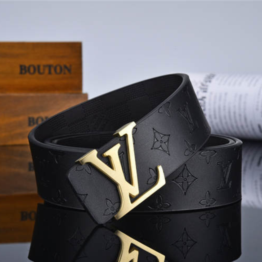 Black on Gold with LLV design Belt