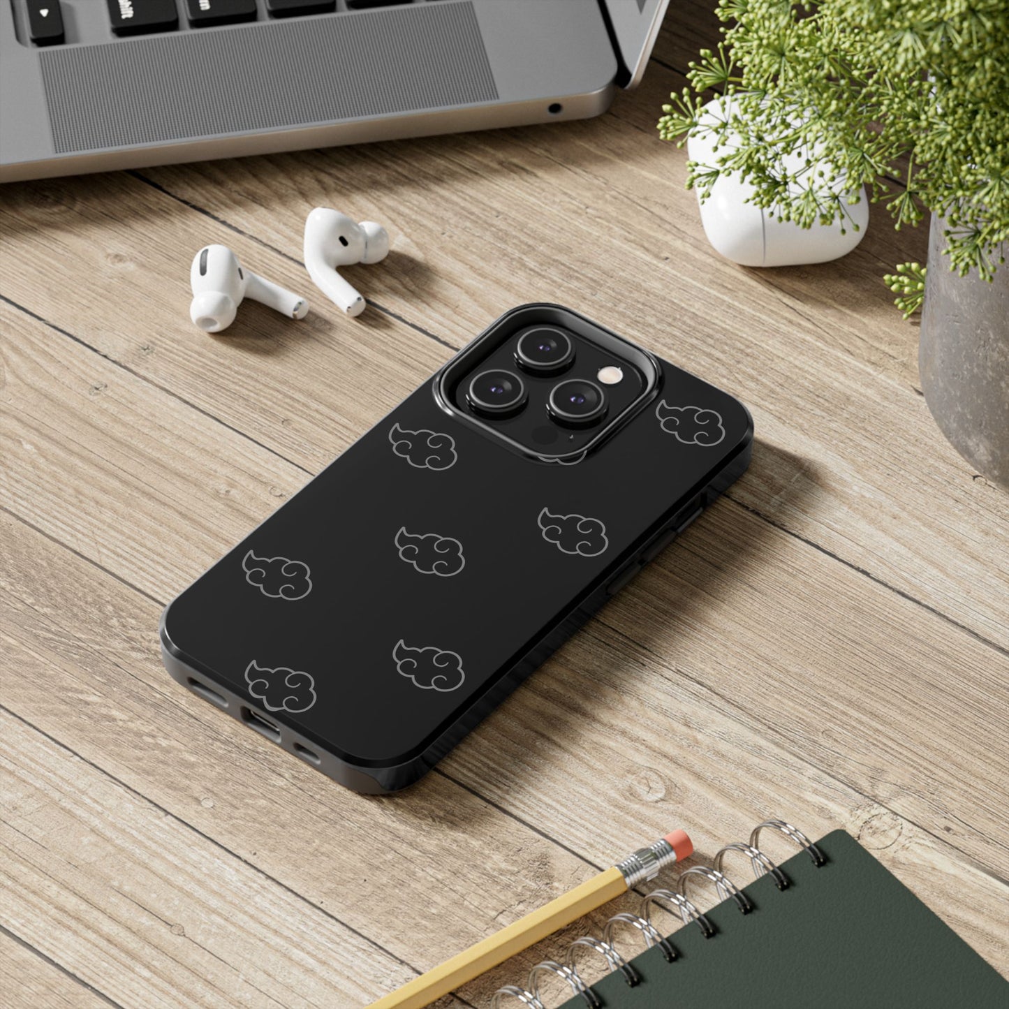 Black Cloud Tough Phone Cases