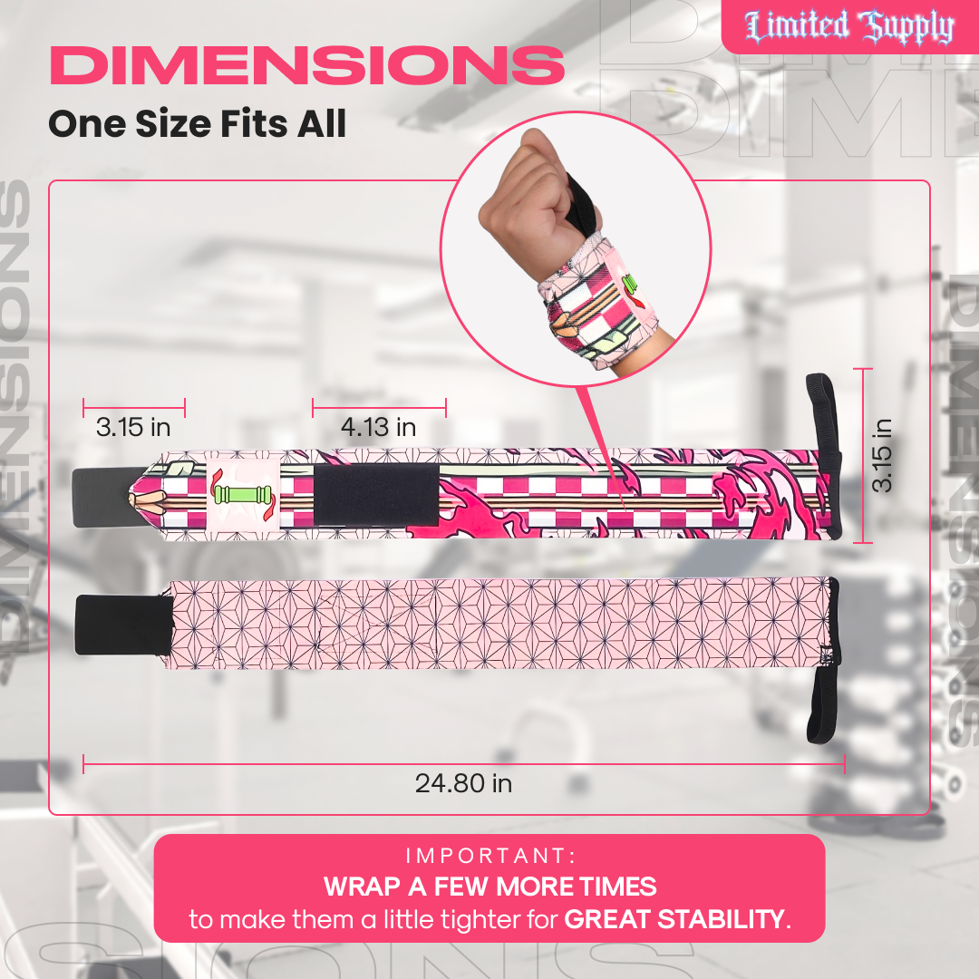 Pink Nezku Wrist Wrap Crown Limited Supply