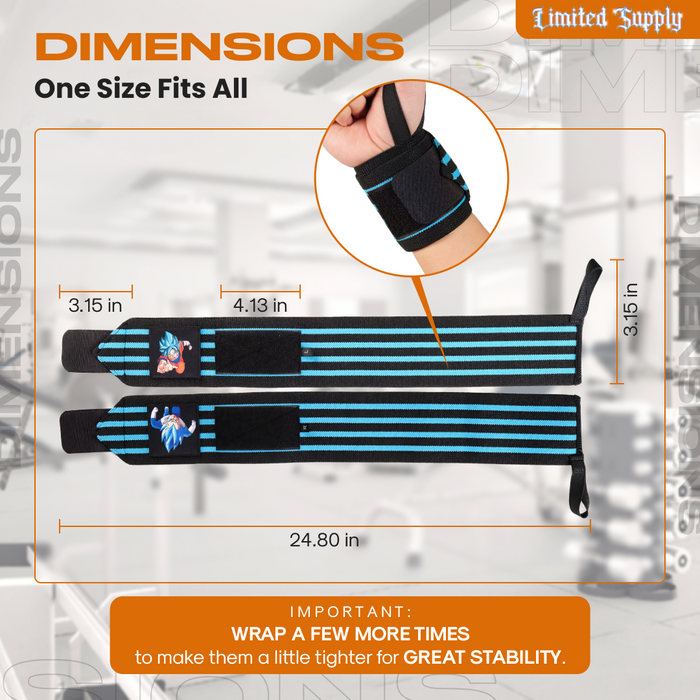 Anime Wrist Wraps Bundle - Trio Crown Limited Supply