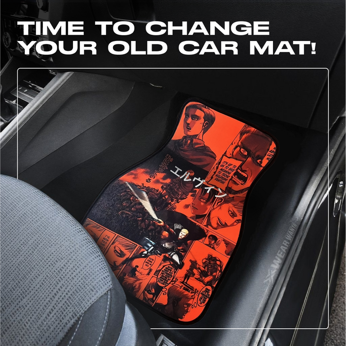 Anime Car Carpet Mat 1pc  Multiple Designs C1